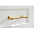 Maklaine Modern Transitional 6-Drawer Wood Dresser in White Finish