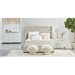 Maklaine Modern Transitional 6-Drawer Wood Dresser in White Finish