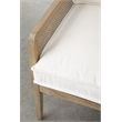 Maklaine Contemporary Transitional Wood Club Chair in Gray Finish