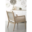 Maklaine Contemporary Transitional Wood Club Chair in Gray Finish