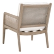 Maklaine Contemporary Transitional Wood Club Chair in Gray Finish