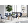 Maklaine Modern / Contemporary Wood Extension Dining Table in Gray