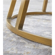 Maklaine Modern Transitional Metal Dining Table Base in Gold