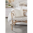 Maklaine Modern Transitional 6-Drawer Wood Dresser in Natural