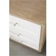 Maklaine Modern Transitional 6-Drawer Wood Dresser in Natural