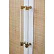 Maklaine Modern Transitional Wood Media Sideboard in White Finish