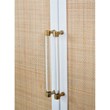 Maklaine Modern Transitional Wood Media Sideboard in White Finish
