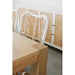 Maklaine Modern Transitional Wood Media Sideboard in White Finish