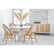 Maklaine Modern Transitional Wood Media Sideboard in White Finish