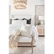 Maklaine Modern Transitional Wood Media Chest in White Finish