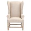 Maklaine Modern Transitional Fabric Arm Chair in Bisque Beige