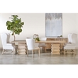 Maklaine Modern Transitional Fabric Arm Chair in White/Gray Finish