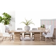 Maklaine Modern Transitional Fabric Arm Chair in White/Gray Finish