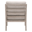 Maklaine Contemporary Transitional Fabric Club Chair in Beige
