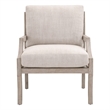Maklaine Contemporary Transitional Fabric Club Chair in Beige