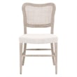 Maklaine Modern Transitional Wood Dining Chair in Gray (Set of 2)