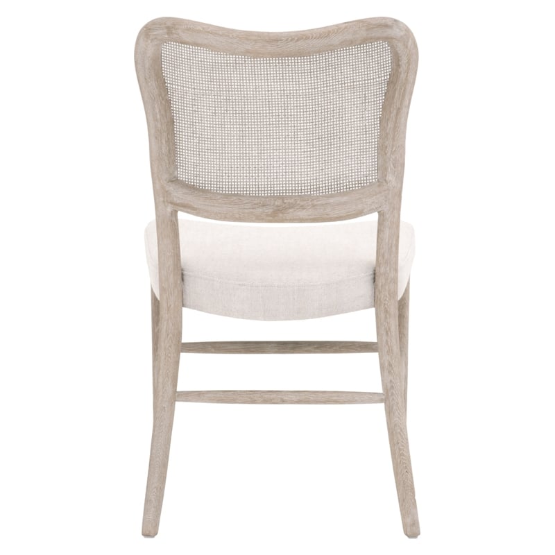Maklaine Modern Transitional Wood Dining Chair in Gray (Set of 2)