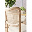 Maklaine Modern Transitional Wood Dining Chair in Gray (Set of 2)