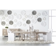 Maklaine Modern Transitional Wood Dining Chair in Gray (Set of 2)