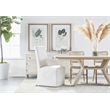 Maklaine Modern Transitional Wood Dining Chair in Gray (Set of 2)