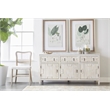 Maklaine Modern Transitional Wood Dining Chair in Gray (Set of 2)