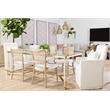Maklaine Modern Transitional Wood Dining Chair in Gray (Set of 2)