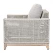 Maklaine Modern Transitional Fabric Outdoor Sofa Chair in Gray