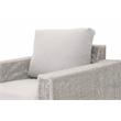 Maklaine Modern Transitional Fabric Outdoor Sofa Chair in Gray