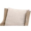 Maklaine Modern Transitional Fabric Club Chair in Gray Finish