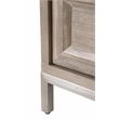 Maklaine Modern Transitional Wood 6-Drawer Dresser in Gray Finish