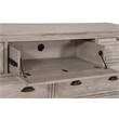 Maklaine Modern Transitional Wood 7-Drawer Media Dresser in Gray