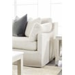 Maklaine Contemporary Transitional Fabric Right Arm Sofa in Beige