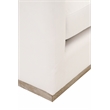 Maklaine Modern Transitional Fabric Sofa Chair in Ivory/Gray