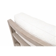 Maklaine Modern Transitional Fabric Club Chair in White Finish