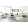 Maklaine Transitional Antique Spruce Wood End Table in White Wash