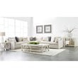 Maklaine Transitional Antique Spruce Wood End Table in White Wash