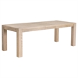 Maklaine Contemporary Transitional Wood Dining Table in Honey Oak