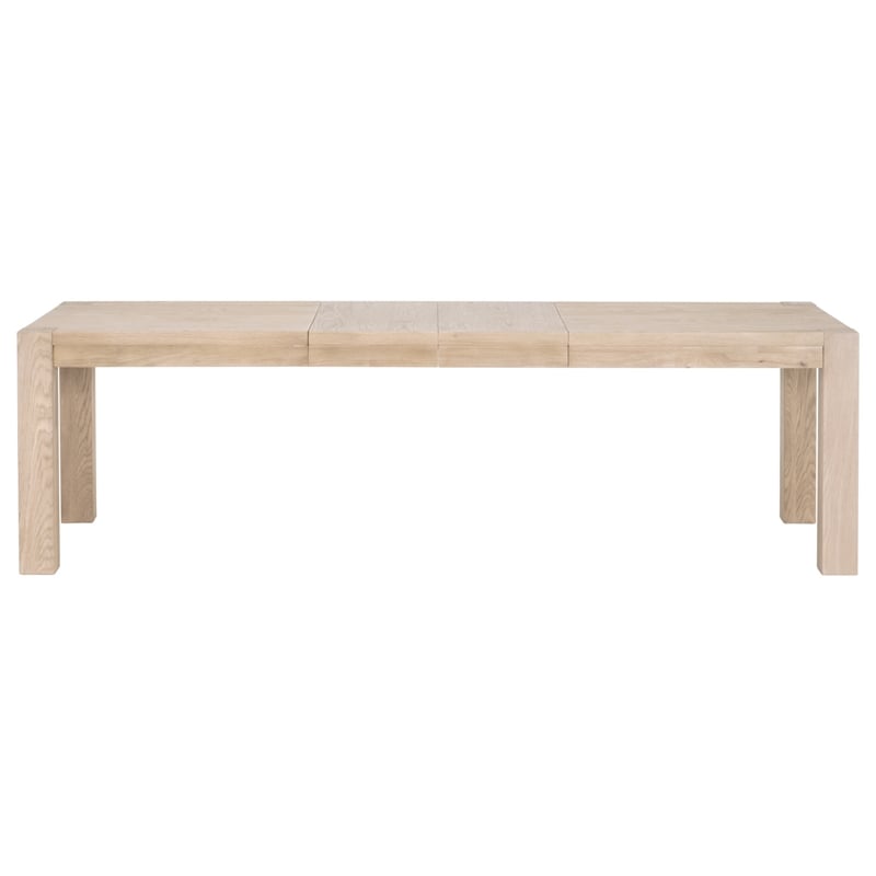 Maklaine Contemporary Transitional Wood Dining Table in Honey Oak