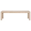 Maklaine Contemporary Transitional Wood Dining Table in Honey Oak