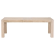 Maklaine Contemporary Transitional Wood Dining Table in Honey Oak