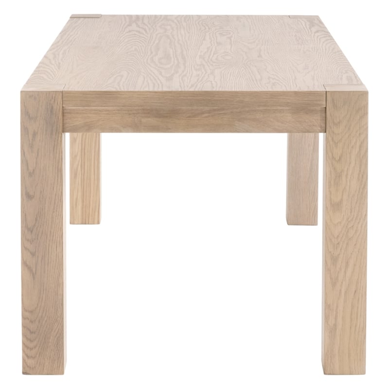 Maklaine Contemporary Transitional Wood Dining Table in Honey Oak