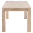 Maklaine Contemporary Transitional Wood Dining Table in Honey Oak