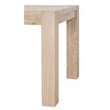 Maklaine Contemporary Transitional Wood Dining Table in Honey Oak