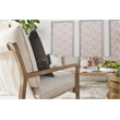 Maklaine Modern Transitional Fabric Club Chair in White/Gray