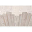 Maklaine Modern Transitional Wood Coffee Table in White Wash