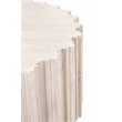 Maklaine Modern Transitional Wood Coffee Table in White Wash