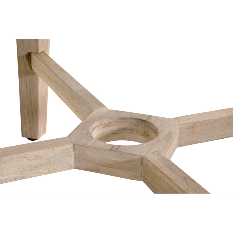 Maklaine Contemporary Transitional Wood Dining Table in Natural