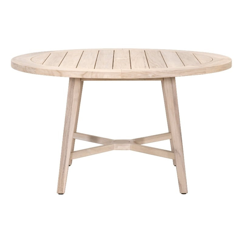 Maklaine Contemporary Transitional Wood Dining Table in Natural