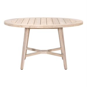 Maklaine Contemporary Transitional Wood Dining Table in Natural