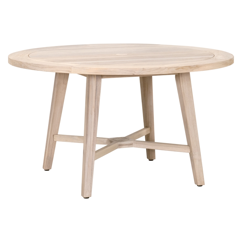 Maklaine Contemporary Transitional Wood Dining Table in Natural